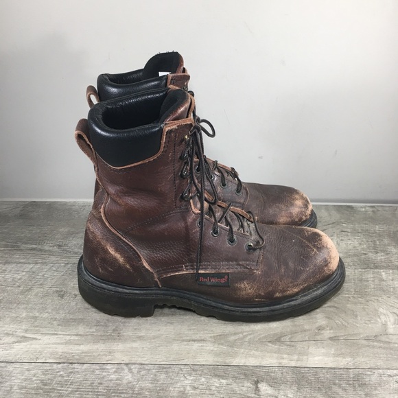 Red Wing 608 SuperSole 2.0 Comfortforce Soft Toe Leather Work Men’s Boots 8.5 main image 9